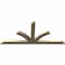 Ekena Millwork Richland Rough Sawn Timber Gable Bracket, Douglas Fir, 108"W x 49"H x 4"D x 6"F, 11/12 Pitch GBW108X49X0406RIC00RDF - alternate 5